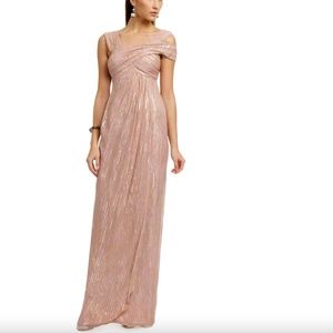Nicole Miller Pink Tracy Grecian Goddess Gown 4